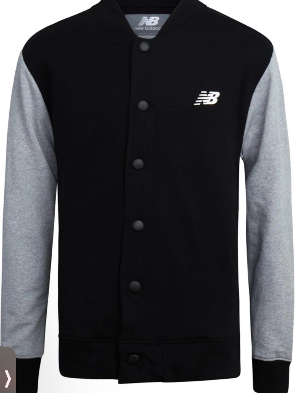 NWT New Balance Boys Varsity Jacket Sz M 10 / 12 $42